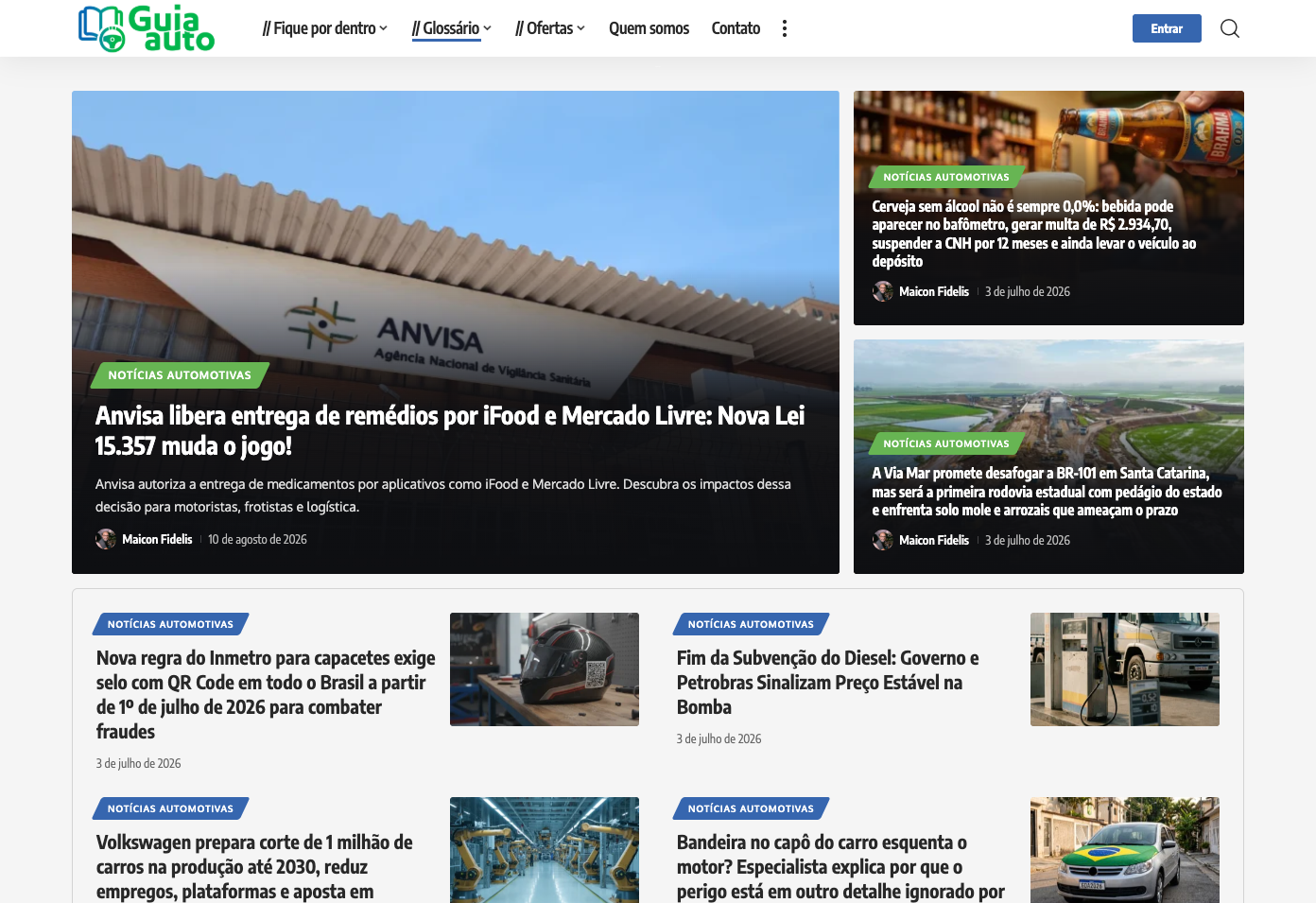 Guia do Auto: Portal de Notícias Automotivas