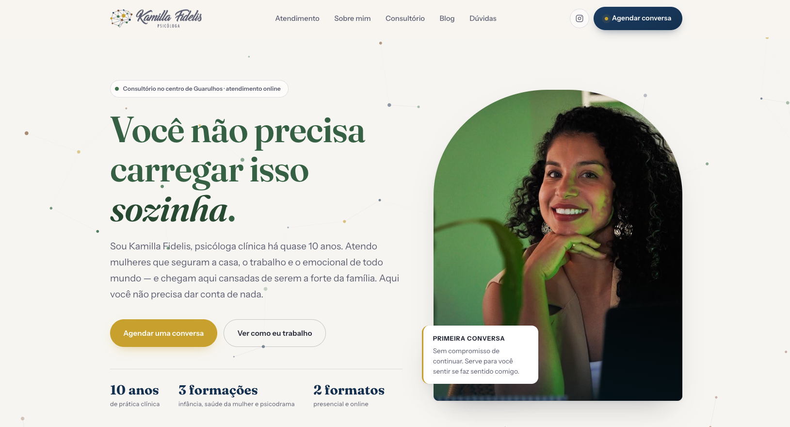 Presença Digital para Psicologia com Kamilla Fidelis